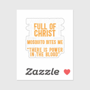 Sticker Funny Christian Religious Servant of God Faithful