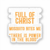 Sticker Funny Christian Religious Servant of God Faithful (Recto)