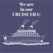 Sticker Funny Cruise Ship (Devant)