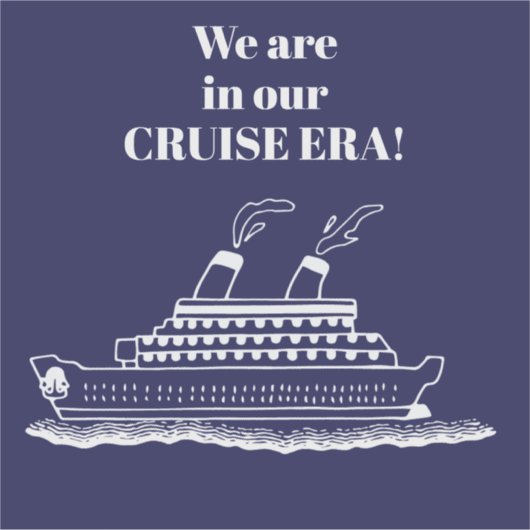 Sticker Funny Cruise Ship (Devant)