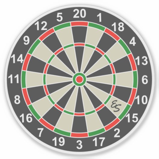 Sticker Funny Dartboard (Devant)
