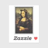 Sticker Funny Face Mona Lisa (Feuille)