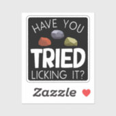 Sticker Funny Geologiste Lapidary Rock Collector Rockhound (Feuille)