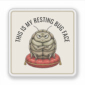 Sticker Funny Insect Bug (Devant)