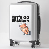STICKER FUNNY JOE BIDEN BRANDON DIE-CUT STYLE DECALS (Sur valise)