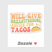 Sticker Funny Lactation Consultant en lactation Conseiller (Feuille)