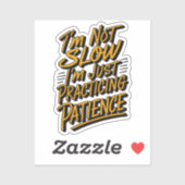Sticker funny quote (Feuille)
