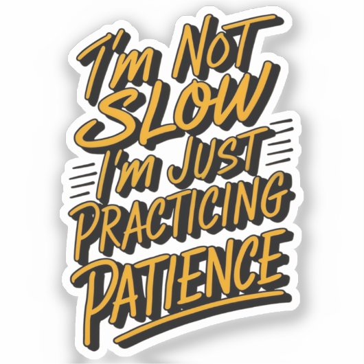 Sticker funny quote (Recto)