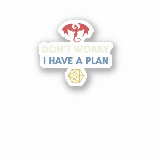 Sticker Funny Rpg Dungeons Board Game D20 Dice Fumble Retr (Devant)
