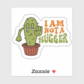 Sticker Funny Sarcastic Cactus (Feuille)