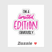 Sticker Funny Sarcastic Self-Love Quote (Feuille)