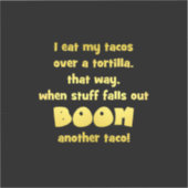 Sticker Funny Tortilla Boom Joke (Recto)