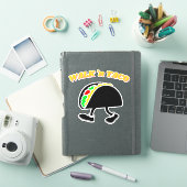 Sticker Funny Walking Taco Vinyl Decal Stricker (Couverture iPad)
