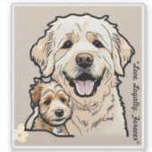 Sticker "Fur Ever Home" (Devant)