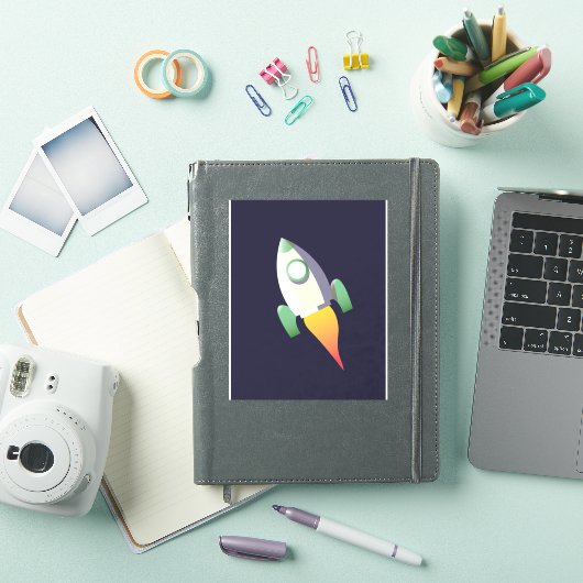 Sticker Fusée spatiale (Couverture iPad)