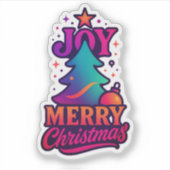 Sticker Fusion rayonnante de Noël (Devant)