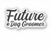 Sticker Futur éleveur de chiens (Devant)