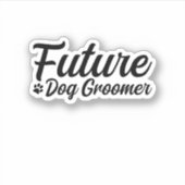 Sticker Futur éleveur de chiens (Devant)