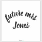 Sticker Futur Mme (Feuille)