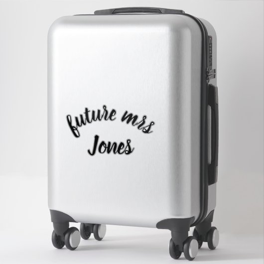 Sticker Futur Mme (Sur valise)