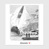 Sticker Future city (Feuille)