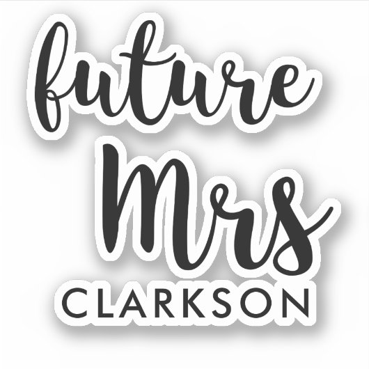 Sticker Future Mme (Devant)