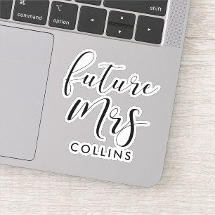Sticker Future Mme Future Mariée