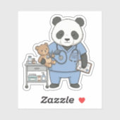 Sticker Future RN Panda: Adorable Medical Student  (Feuille)
