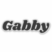 Sticker Gabby (Devant)