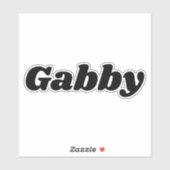 Sticker Gabby (Feuille)