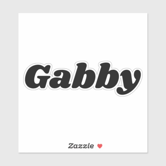 Sticker Gabby (Feuille)