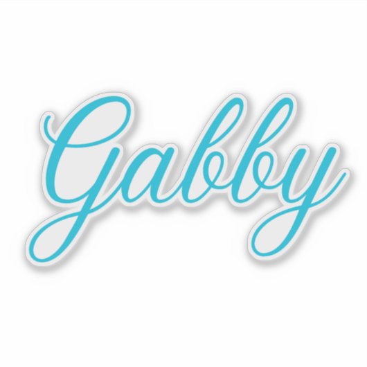 Sticker Gabby (Devant)