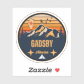 Sticker Gadsby (Alberta) (Feuille)