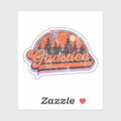 Sticker Gadsden, Alabama (Feuille)