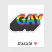 STICKER GAI 3D (Feuille)