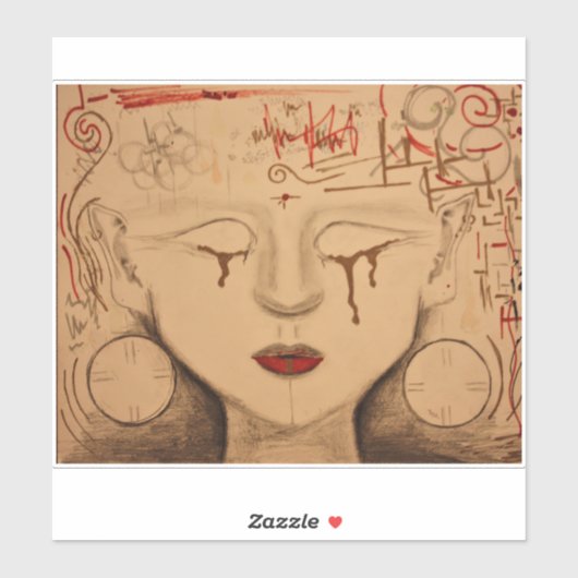 Sticker Gaia. désassembler (Feuille)