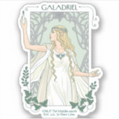 Sticker Galadriel Lumière de Valinor Graphique (Devant)
