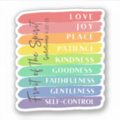 Sticker Galates 5:22-23 Fruit de l'Esprit (Devant)