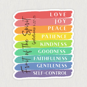 Sticker Galates 5:22-23 Fruit de l'Esprit
