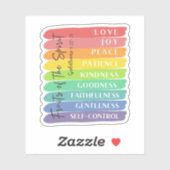 Sticker Galates 5:22-23 Fruit de l'Esprit (Feuille)