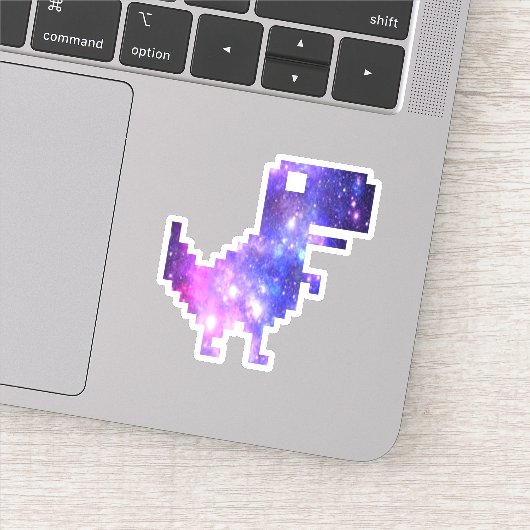 Sticker Galaxie Chrome T-Rex (Détail)