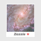 Sticker Galaxie Spirale M83, Ablaze Avec Formation Star. (Feuille)