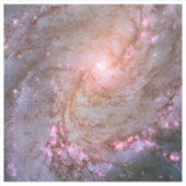 Sticker Galaxie Spirale M83, Ablaze Avec Formation Star. (Devant)