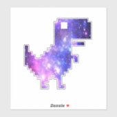 Sticker Galaxy Chrome T-Rex (Feuille)