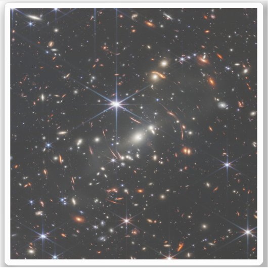Sticker Galaxy Cluster Smacs 0723. (Devant)