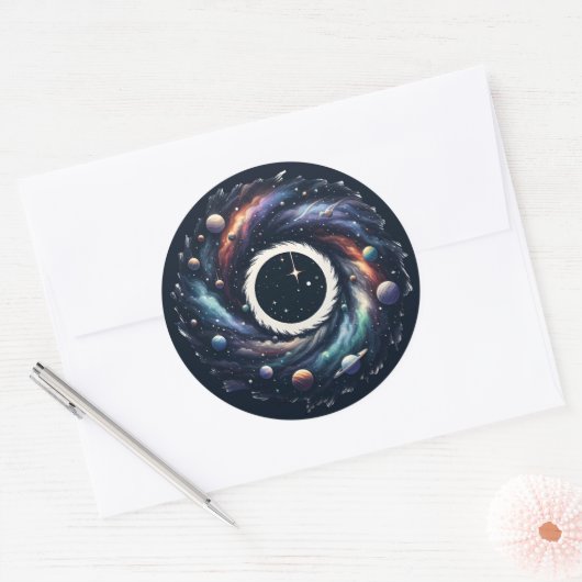 Sticker Galaxy de minuit (Enveloppe)