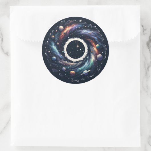 Sticker Galaxy de minuit (Sac)