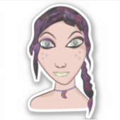 Sticker Galaxy Girl (Devant)