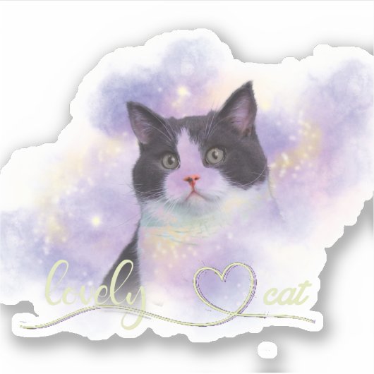 Sticker Galaxy Lovely (Devant)