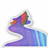 Sticker Galaxy Watermelon (Devant)